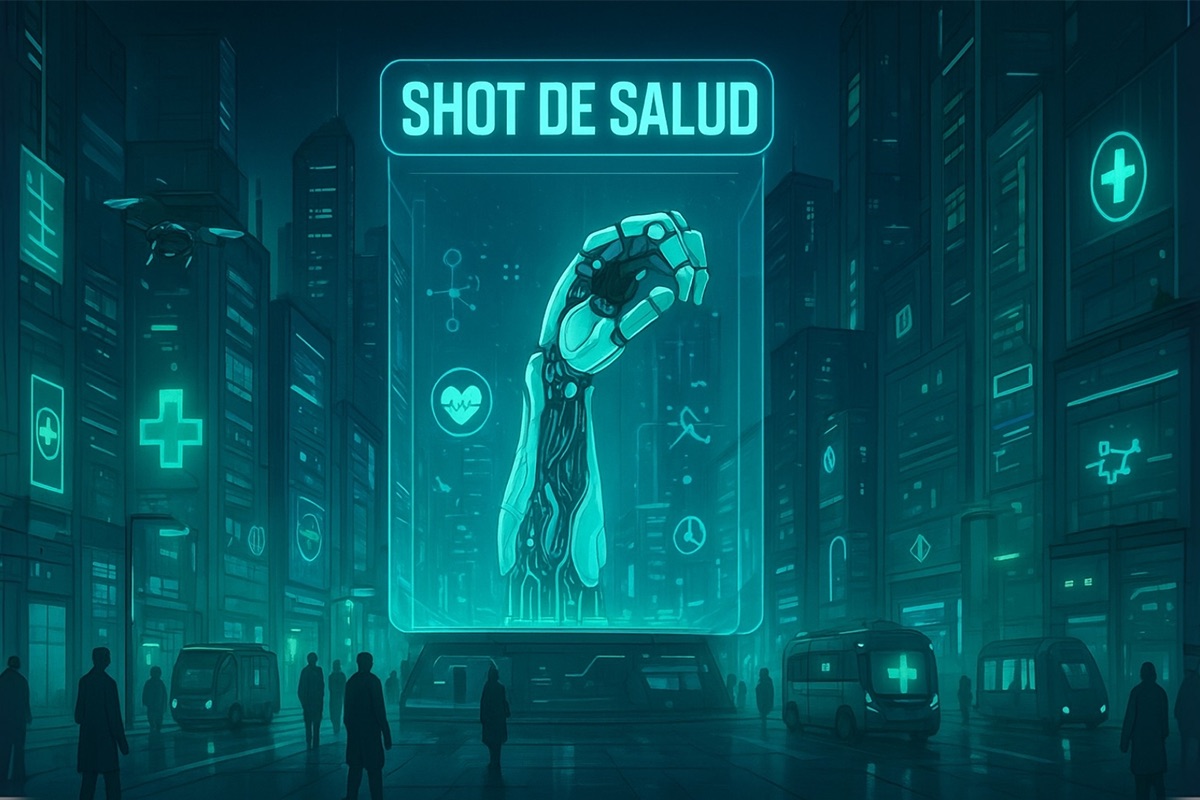 Shot de salud, concepto radial