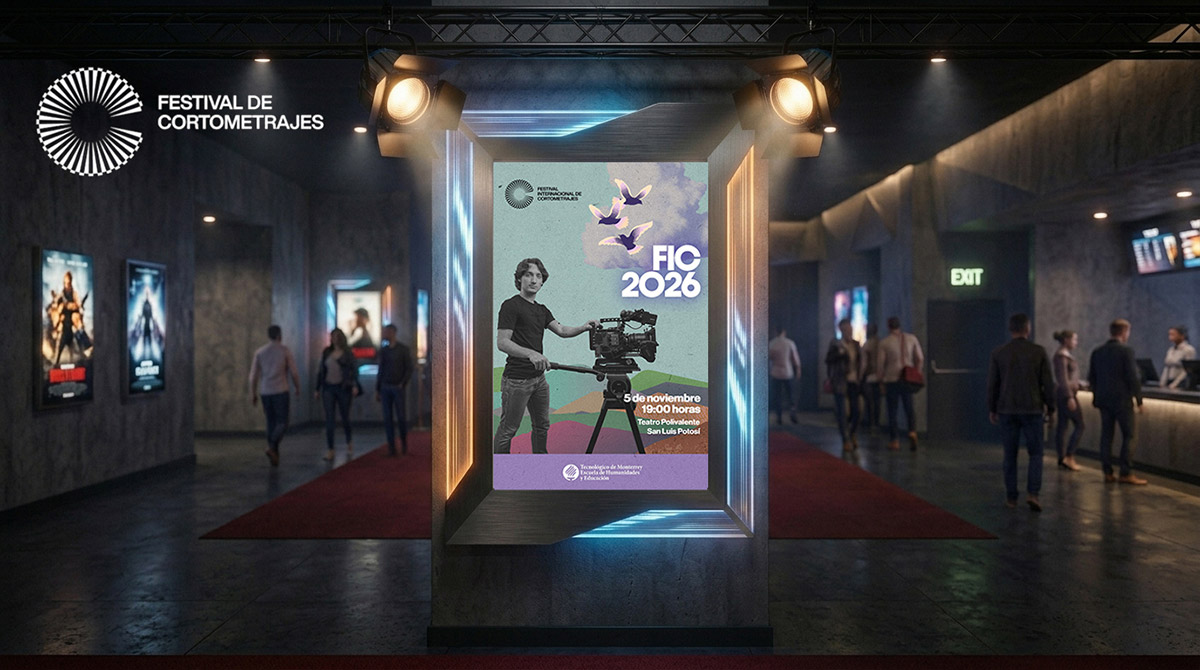 Cartel V Festival Cortometrajes Tec de Monterrey