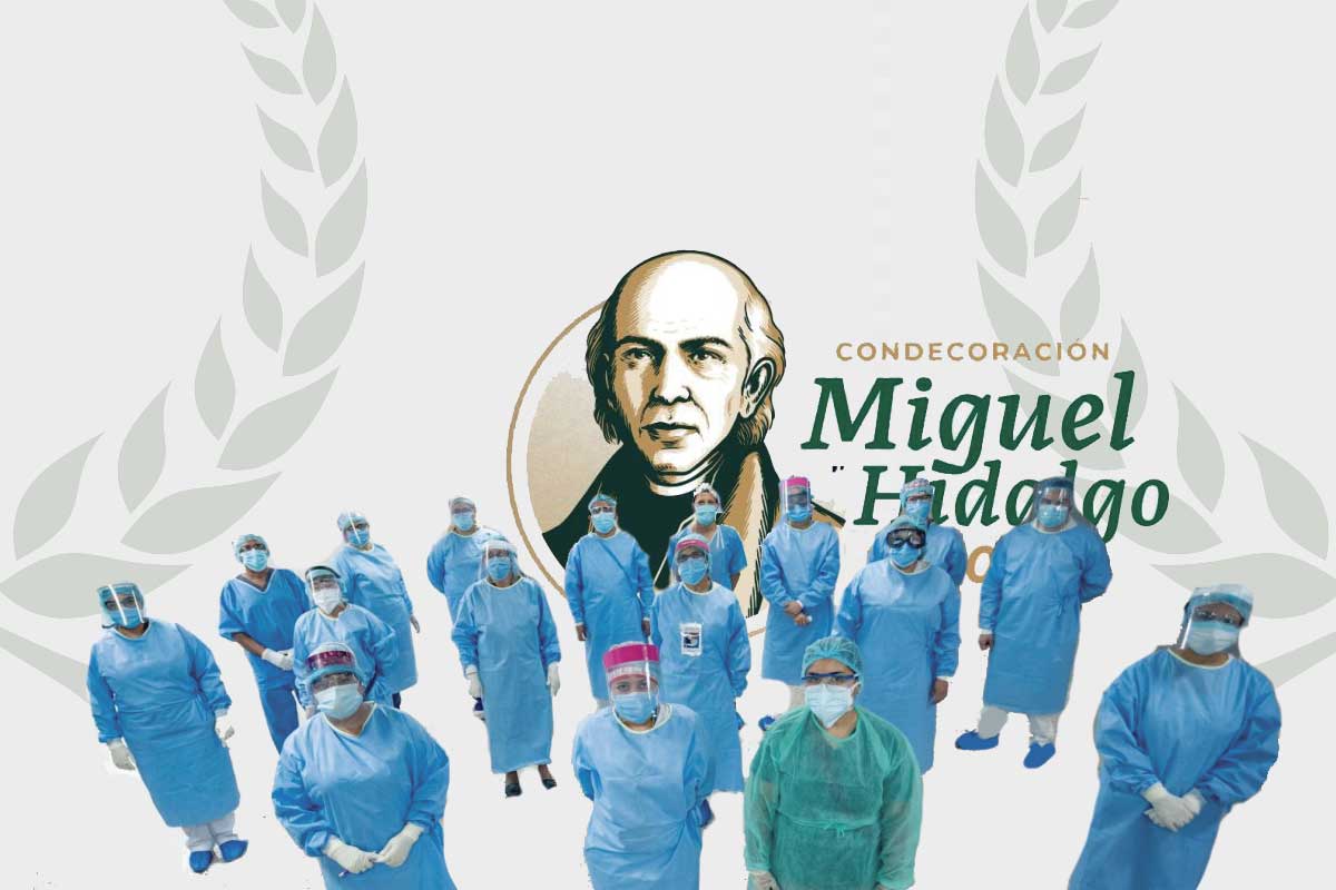 Personal de salud es condecorado con Medalla Miguel Hidalgo